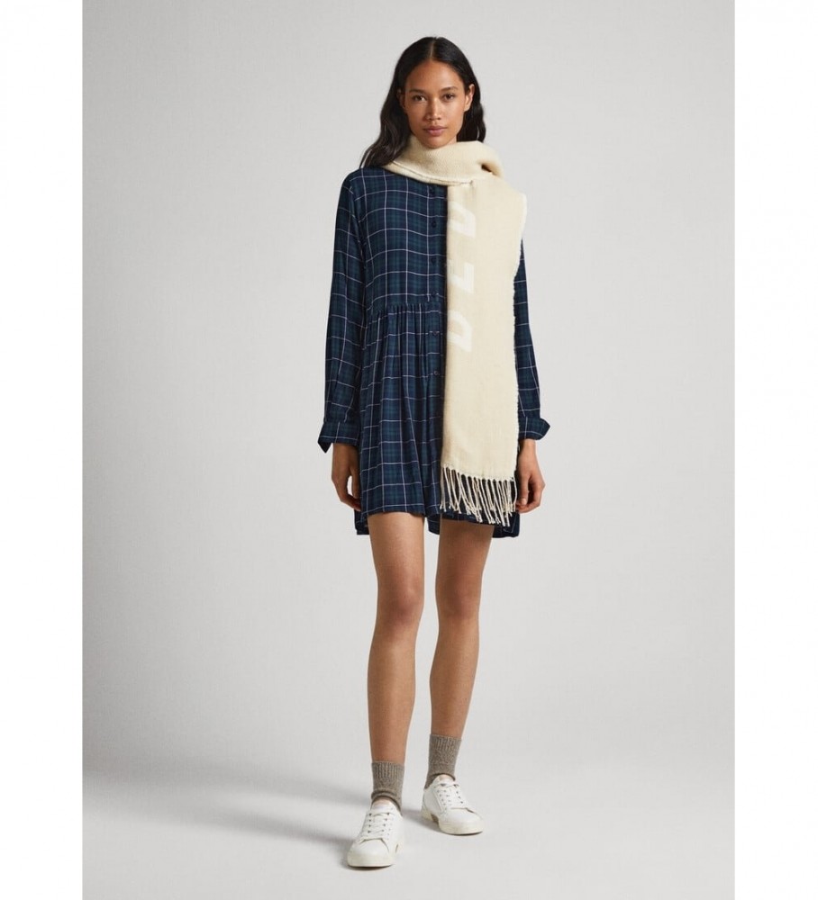 Vestido Isolda azul-marinho da Pepe Jeans