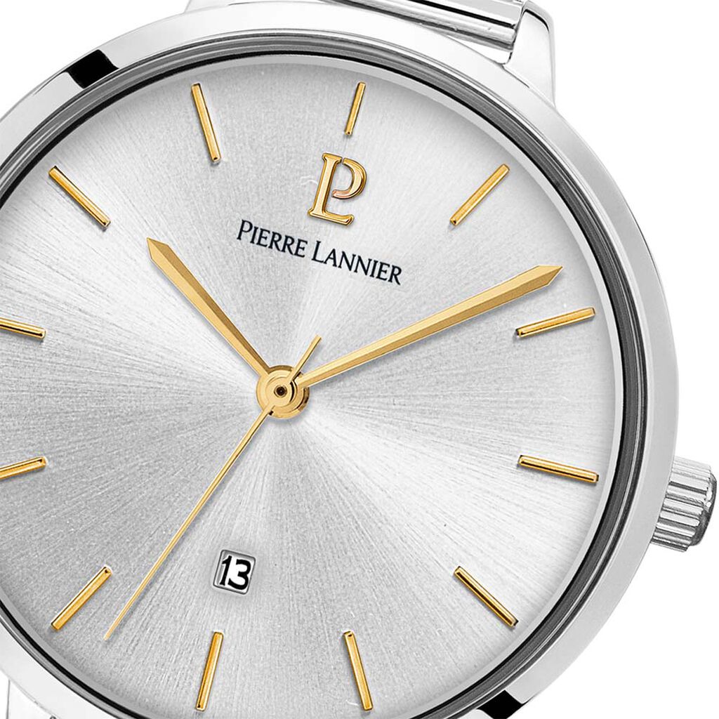 Montre Pierre Lannier Echo Argenté