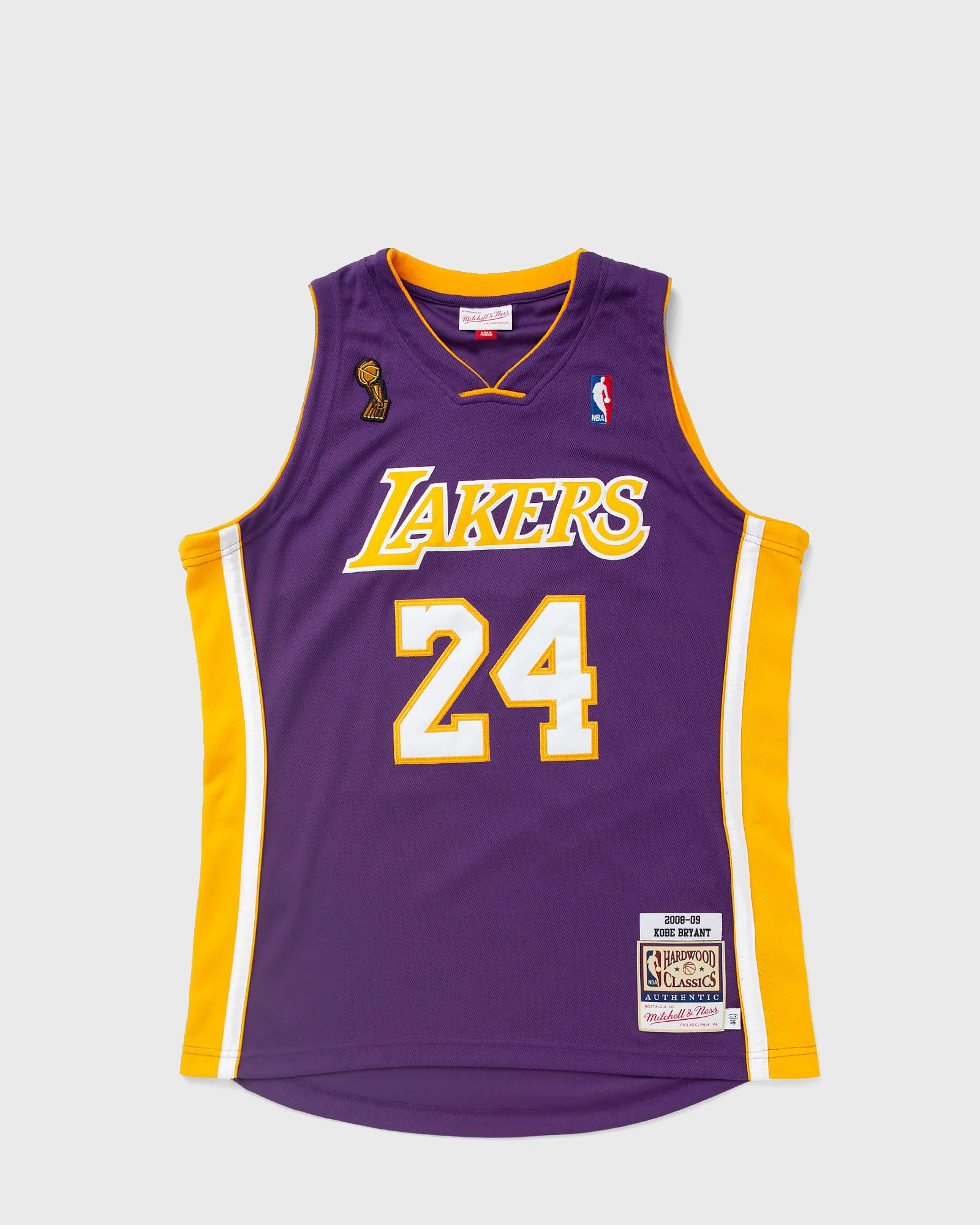 Mitchell & Ness NBA AUTHENTIC JERSEY LOS ANGELES LAKERS ROAD FINALS 2008-09 KOBE BRYANT #24
