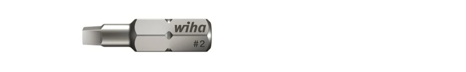 Wiha 7018 Z Standard Bit - Robertson - 2 x 25mm