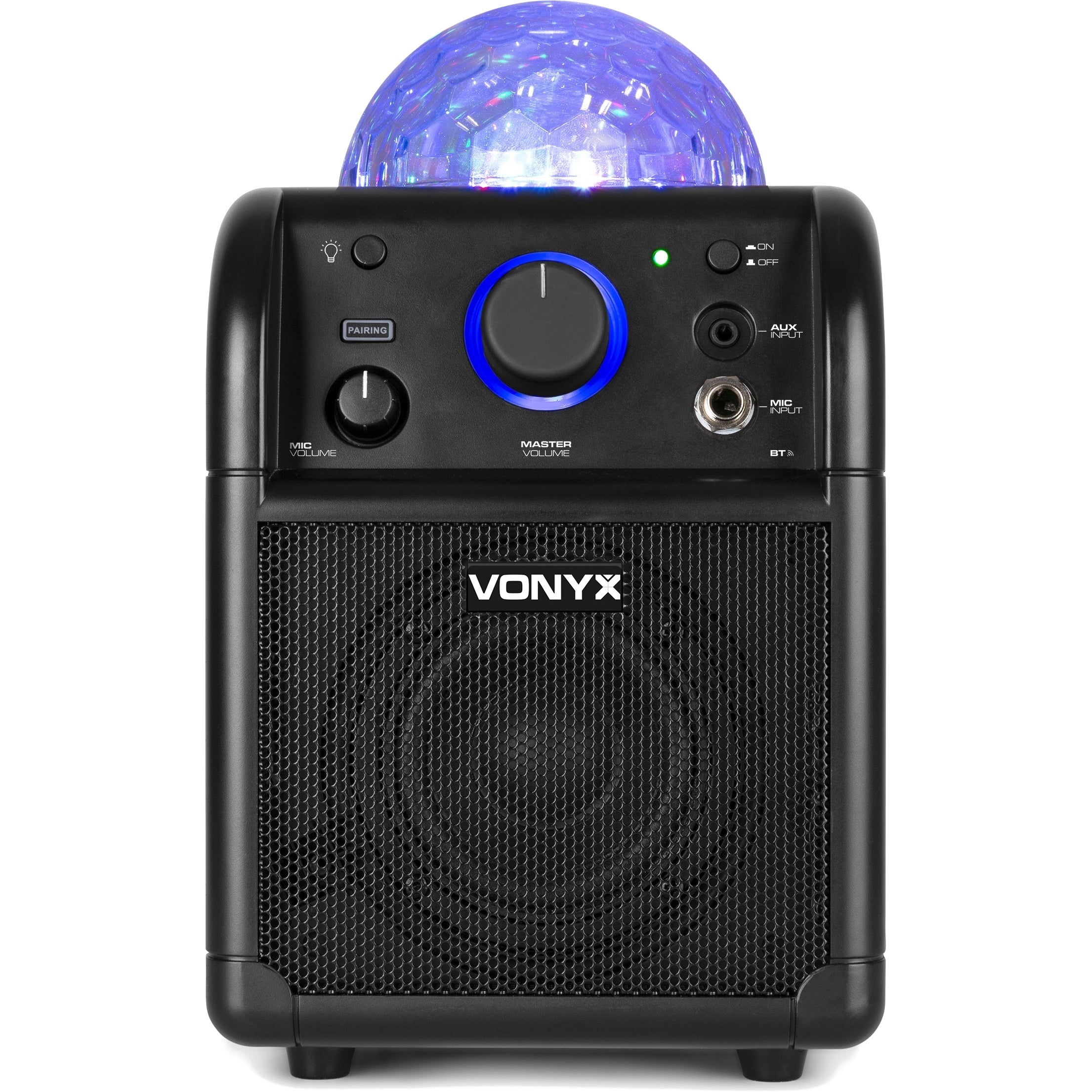 Vonyx SBS50 Bluetooth party speaker met LED zwart