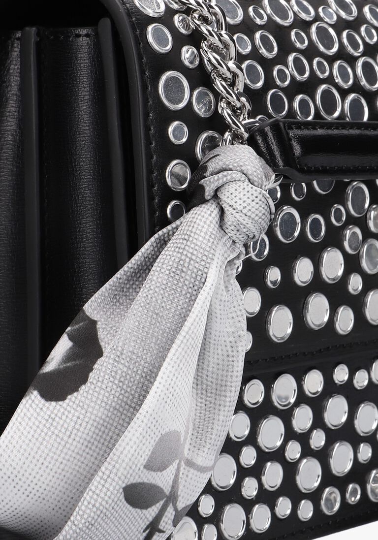 KURT GEIGER LONDON zwarte kurt geiger london schoudertas shoreditch studs