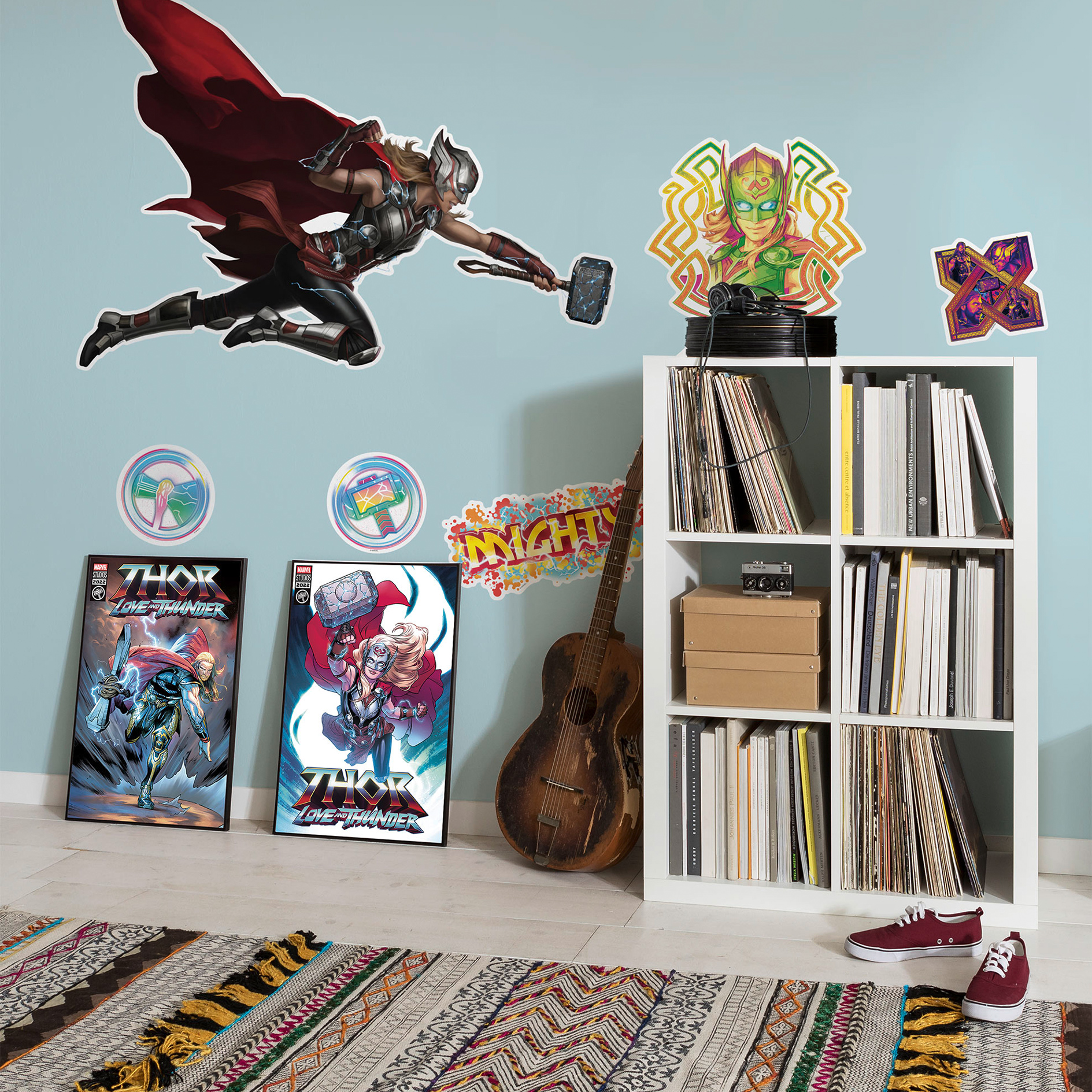 Wandtattoo THOR4 - MIGHTY JANE - 100x70 cm