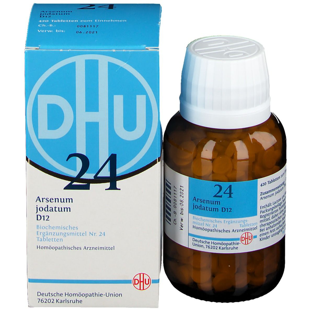 DHU Biochemie 24 Arsenum jodatum D12