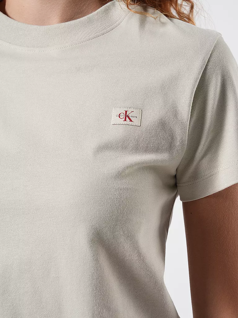 CALVIN KLEIN JEANS T-Shirt beige