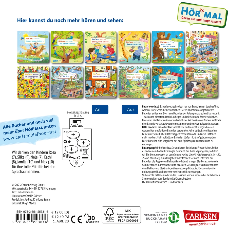 Carlsen Hör mal (Soundbuch): Wimmelbuch: Am Wasser