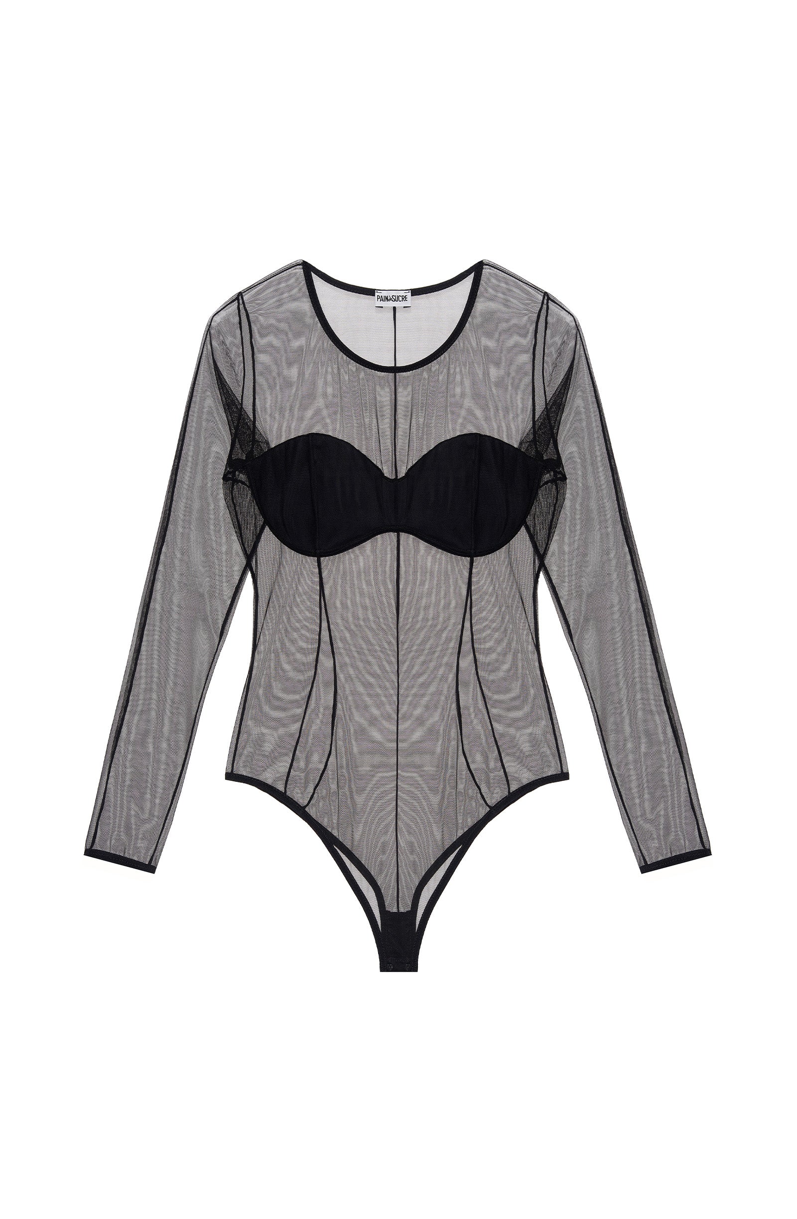 heather Body en résille avec bandeau intégré Noir