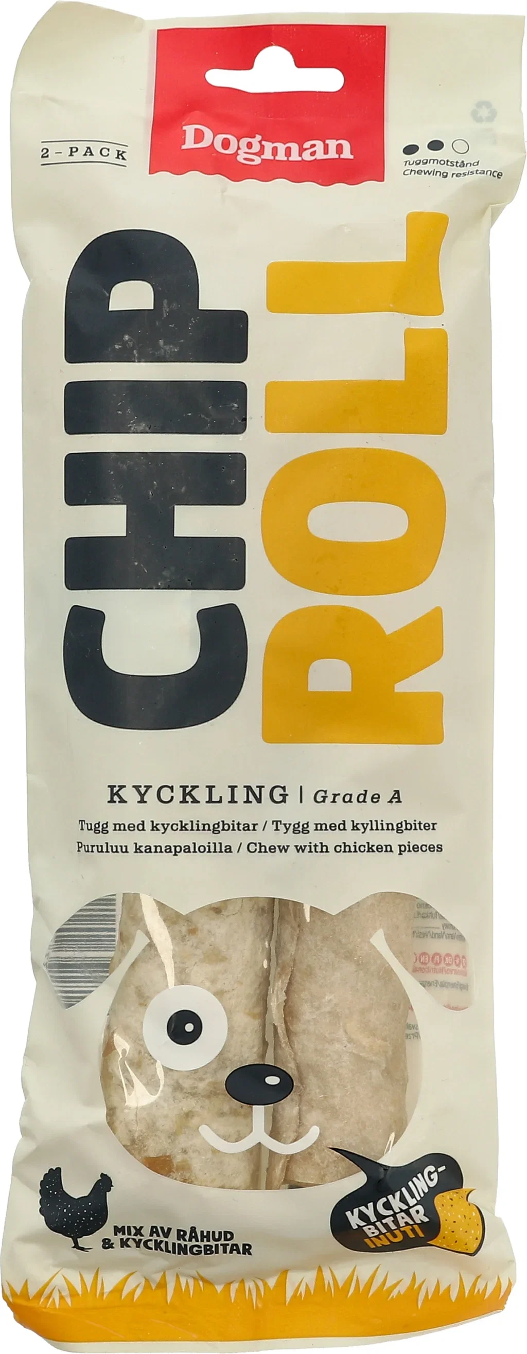 Dogman Dogman Chicken chip rolls M 2 pk