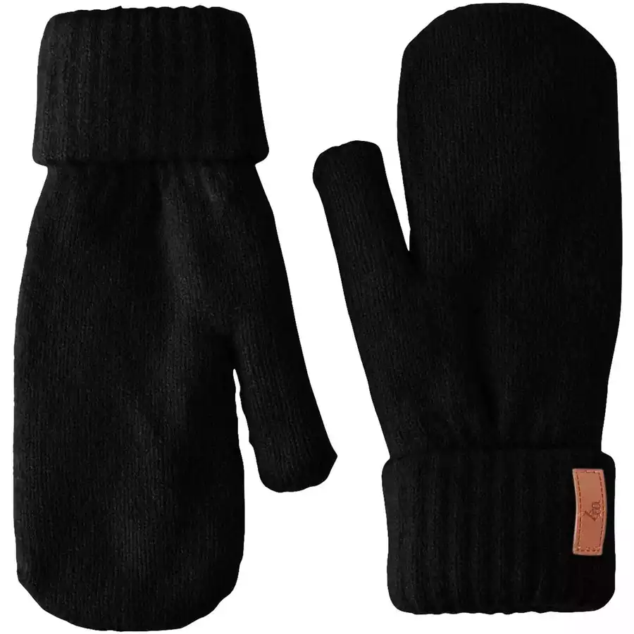 BabyMocs Handschuhe Vegan schwarz