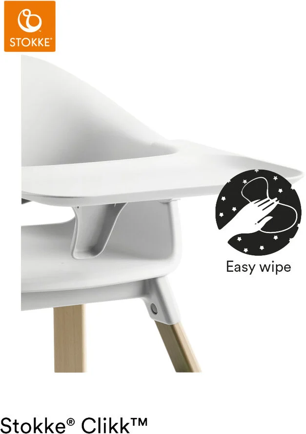 Stokke Stokke Clikk High Chair White Hvid & beige