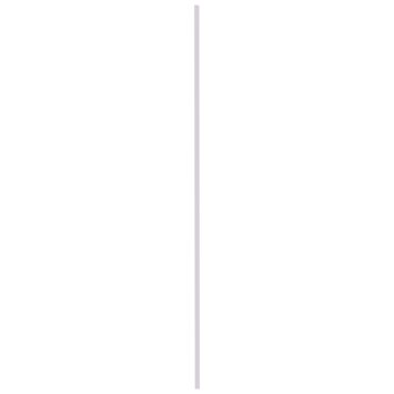 Hoekprofiel kunststof wit 30x30 mm 260 cm