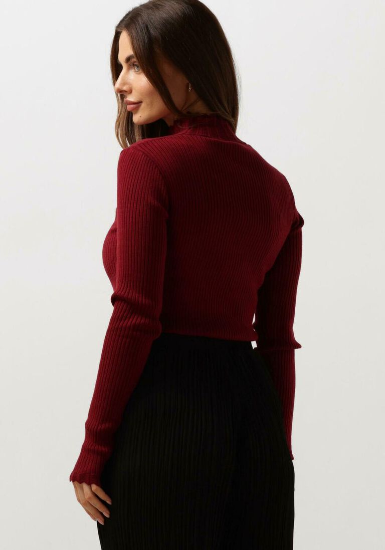 AAIKO rode aaiko  vida ruffle vis 301 sweaters