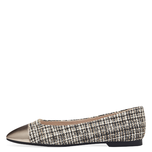 Tamaris Bouclé Ballerinasko, Black, 41