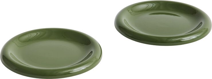Hay Barro Plate-Set of 2-Ø18-Green