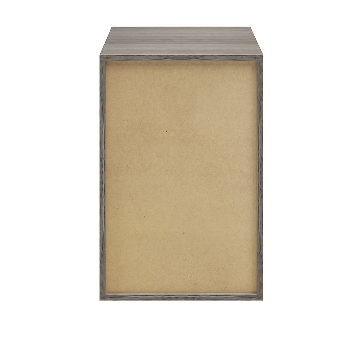 Caisson effet chêne grisé GoodHome Atomia H. 75 x L. 50 x P. 58 cm