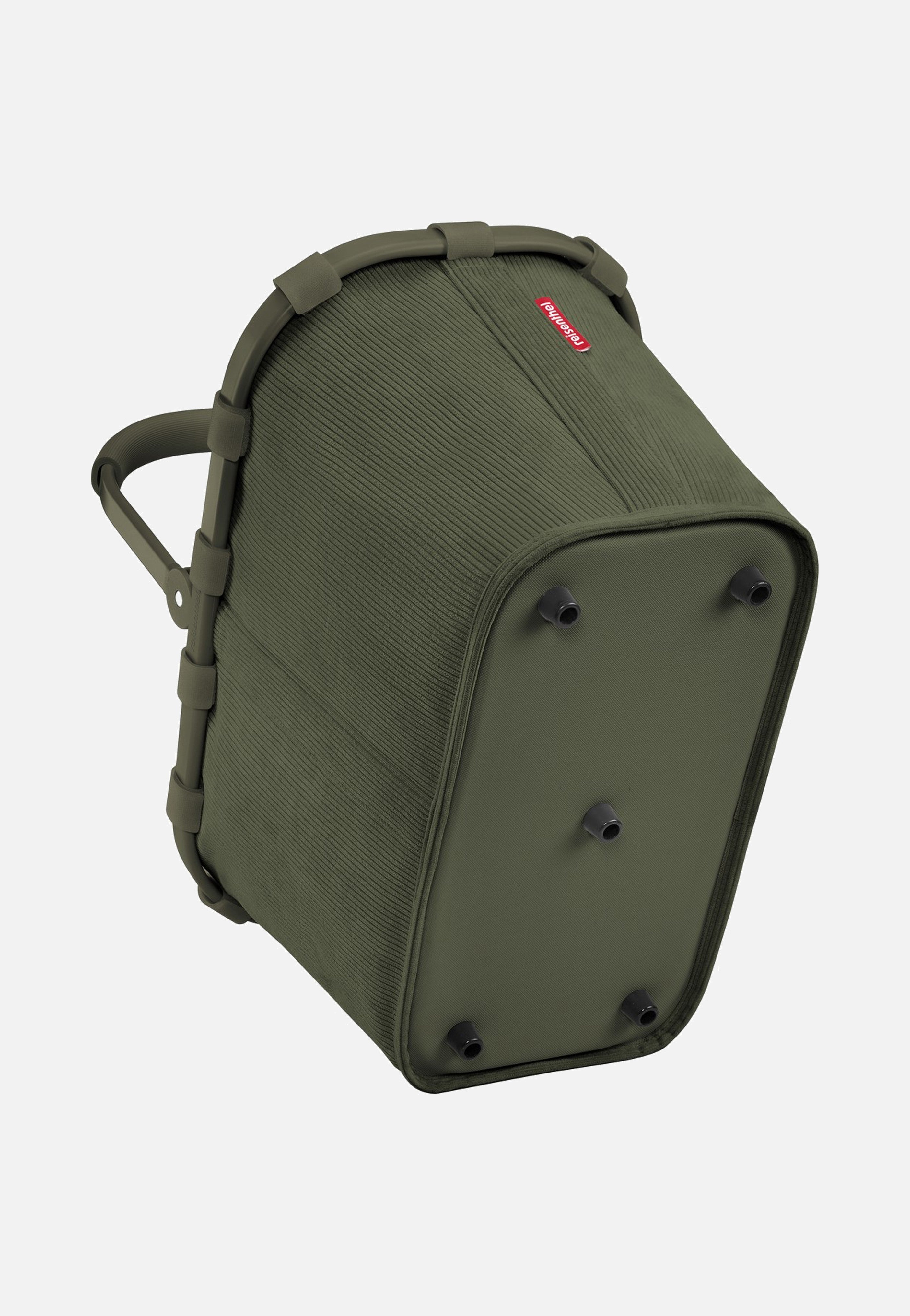 Carrybag Frame Cord Dark Matcha - Einkaufskorb