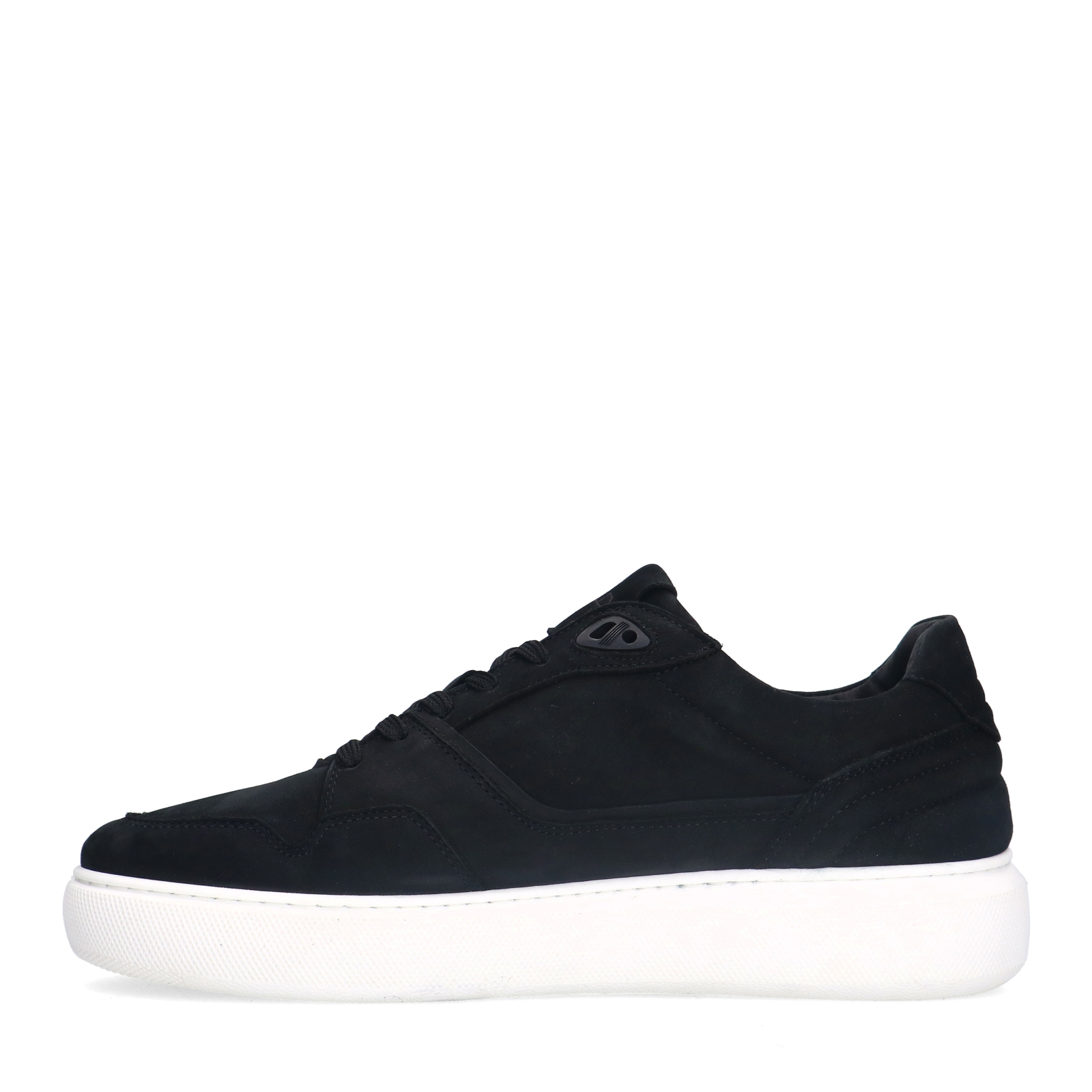 Zwarte nubuck sneakers