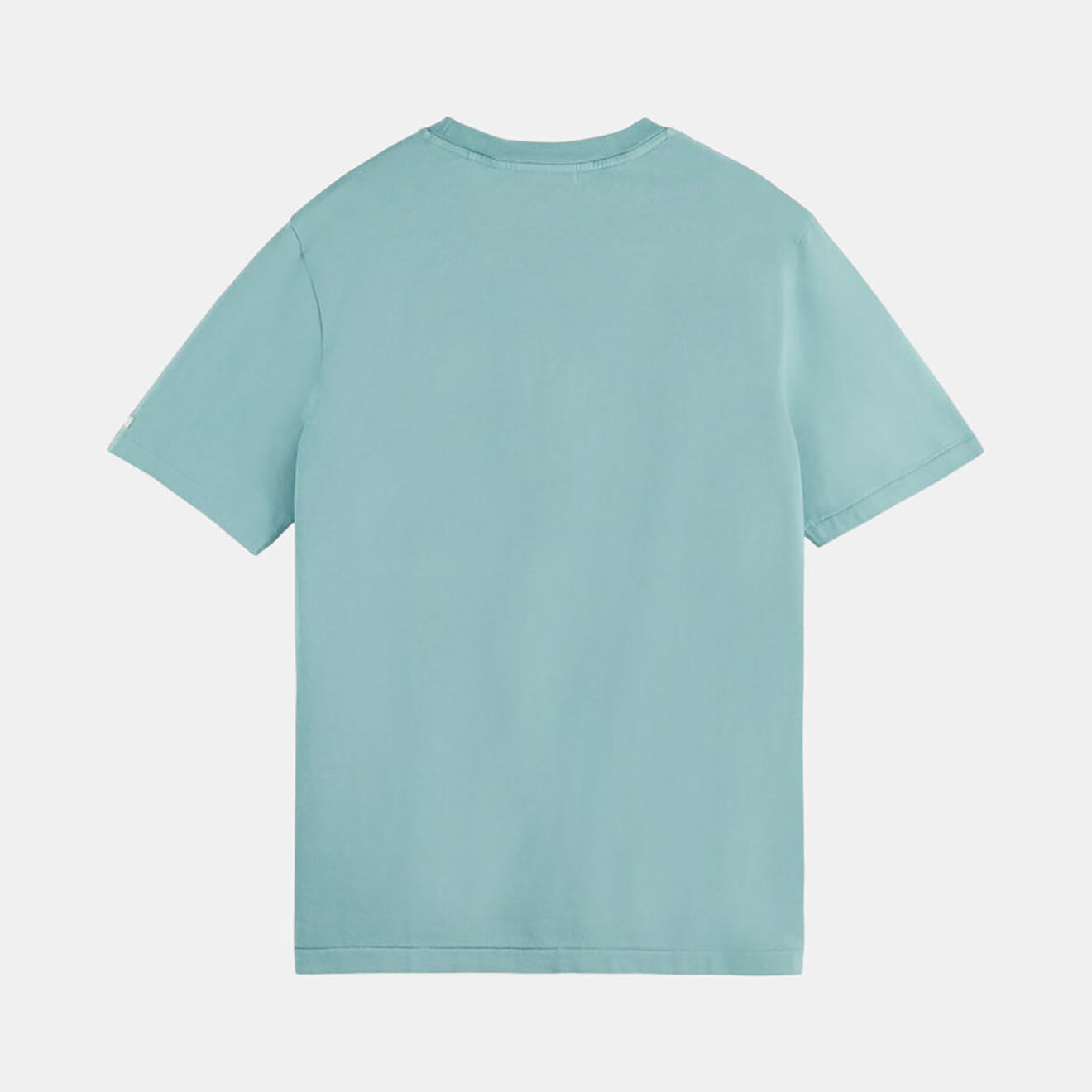 Scotch & Soda T-Shirt 100% Coton Bio Ditch Treats bleu turquoise