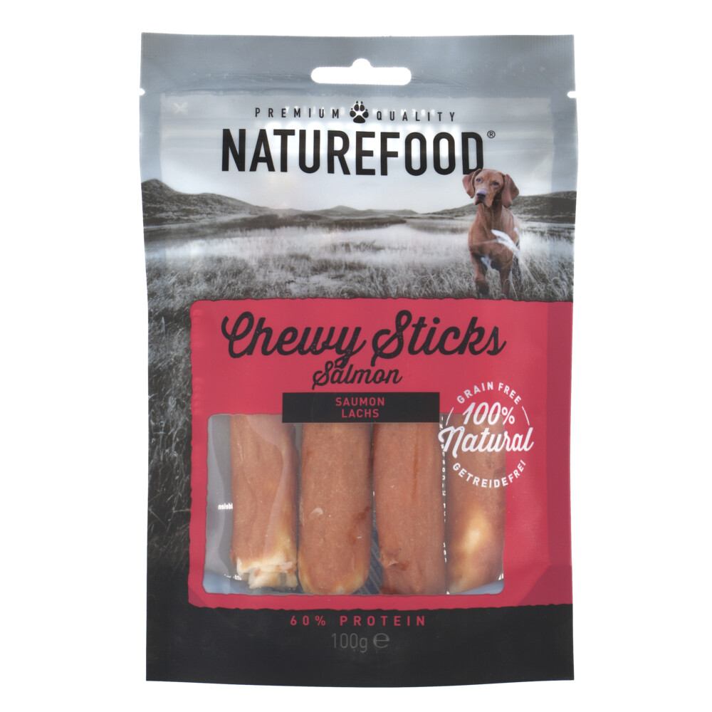 Rosewood Naturefood Chewy Sticks Zalm100 gr