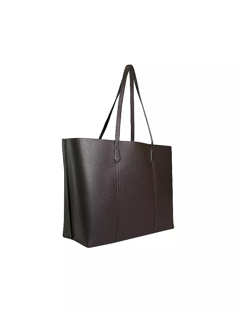 TORY BURCH Ledertasche - Shopper PERRY dunkelrot