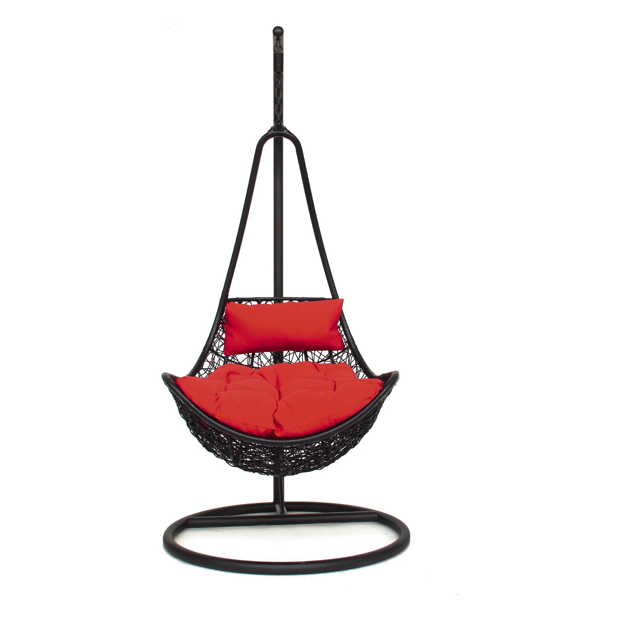 Freischaukler 'Snap', schwarz, rot, Ø 95cm, H 195 cm günstig bestellen