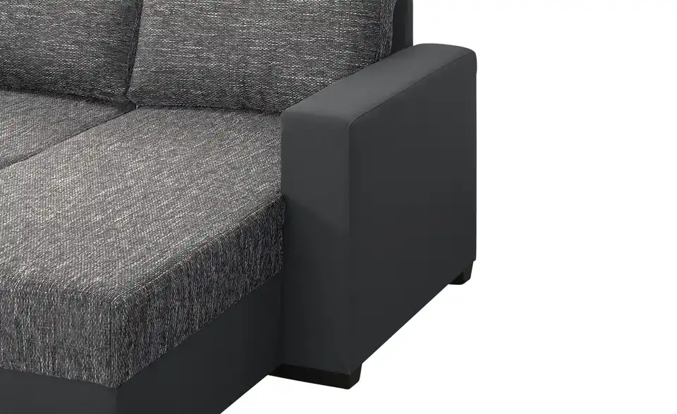 Ecksofa Navarra Grau, Anthrazit rechts