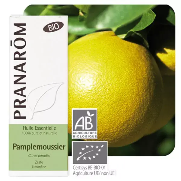 Óleo Essencial de Toranja Orgânica Pranarom 10ml
