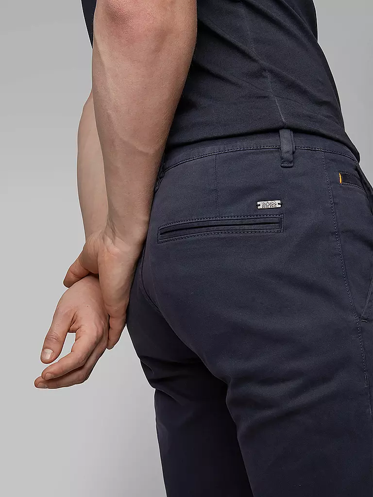 BOSS Chino Slim Fit SCHINO blau