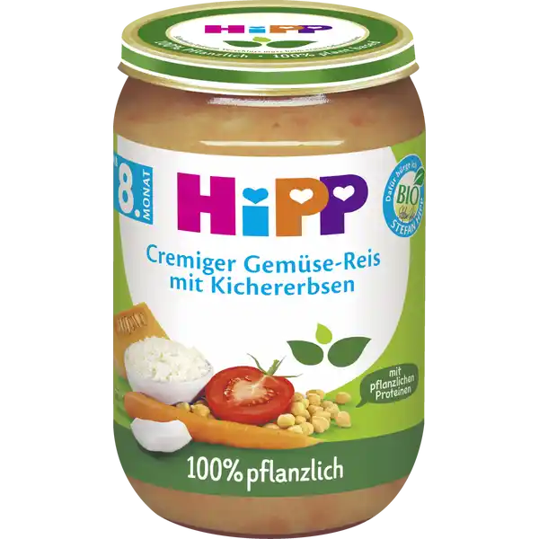 Cremiger Gemüse-Reis mit Kichererbsen