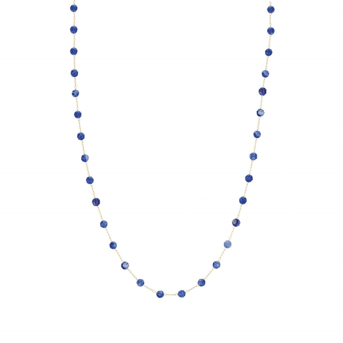 Collier Ika Lapis Lazuli doré