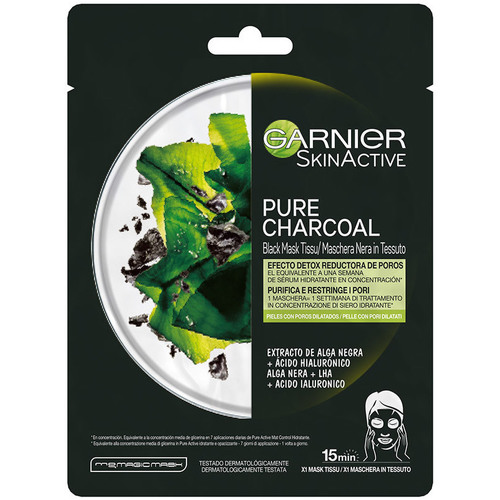 Garnier - Pure Charcoal Black Mask Tissu Detox Effect 28 Gr
