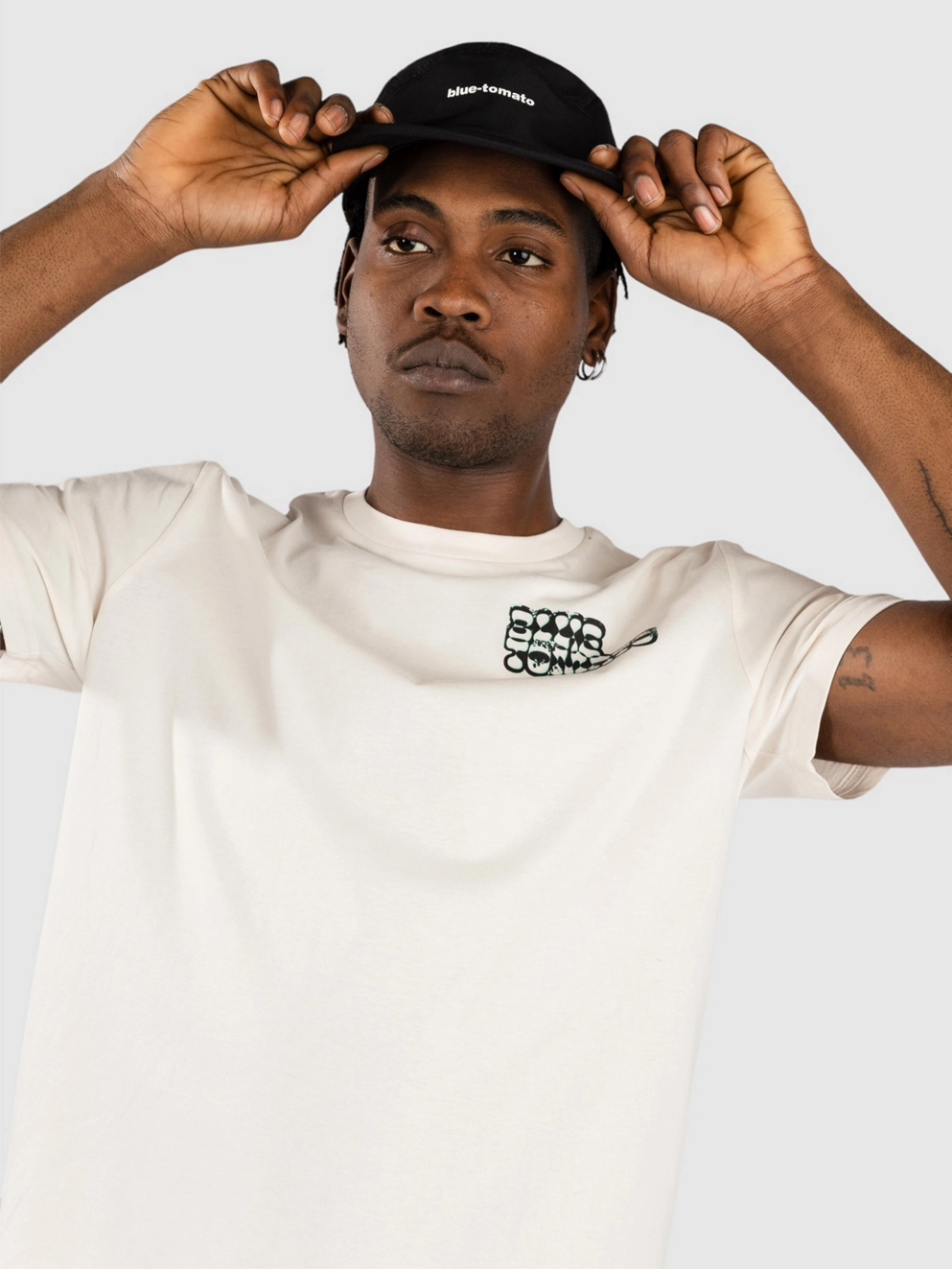 Blue Tomato Disco Mate T-Shirt off white