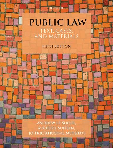 Public Law: Text, Cases, and Materials - Text, Cases, and Materials (Paperback)