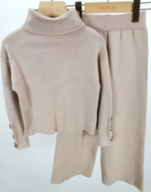 Your col & knit set - beige