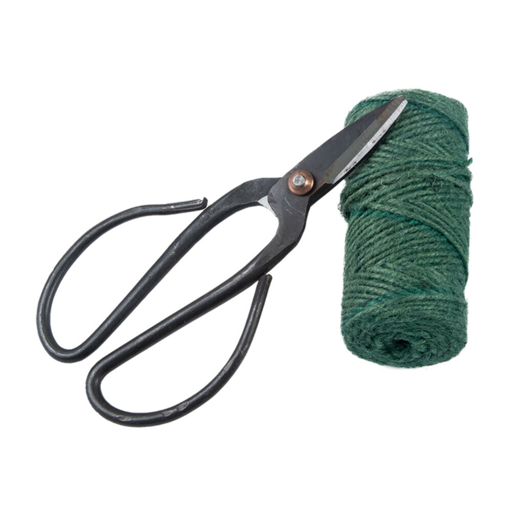 Esschert Design Geschenkset Touw En Schaar Groen