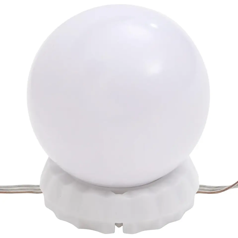 vidaXL - Wandspiegel Met Led-verlichting - Zilver - Glas - 80 x 60 cm