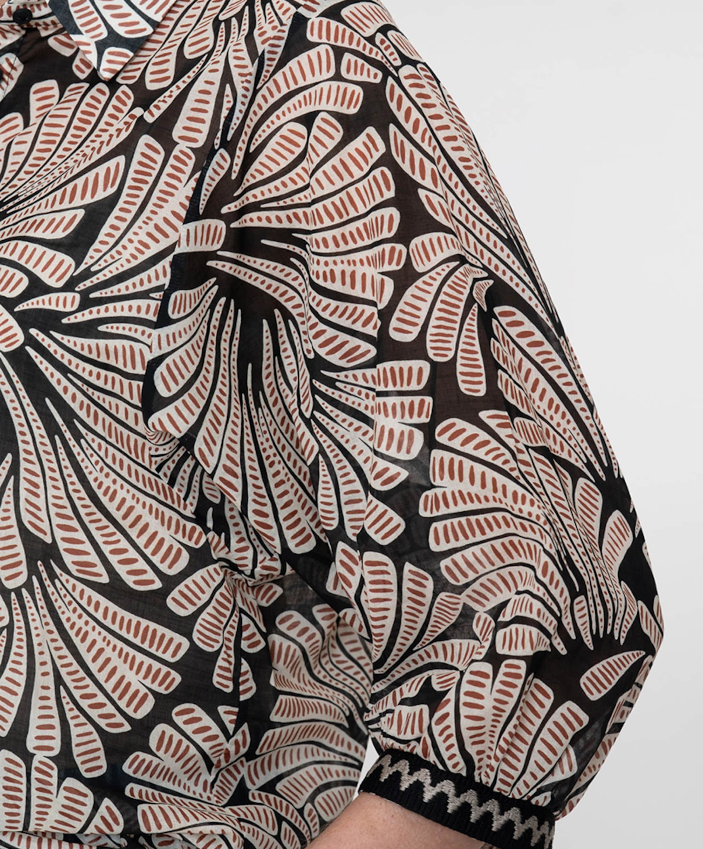 Geisha Dames blouse zwart