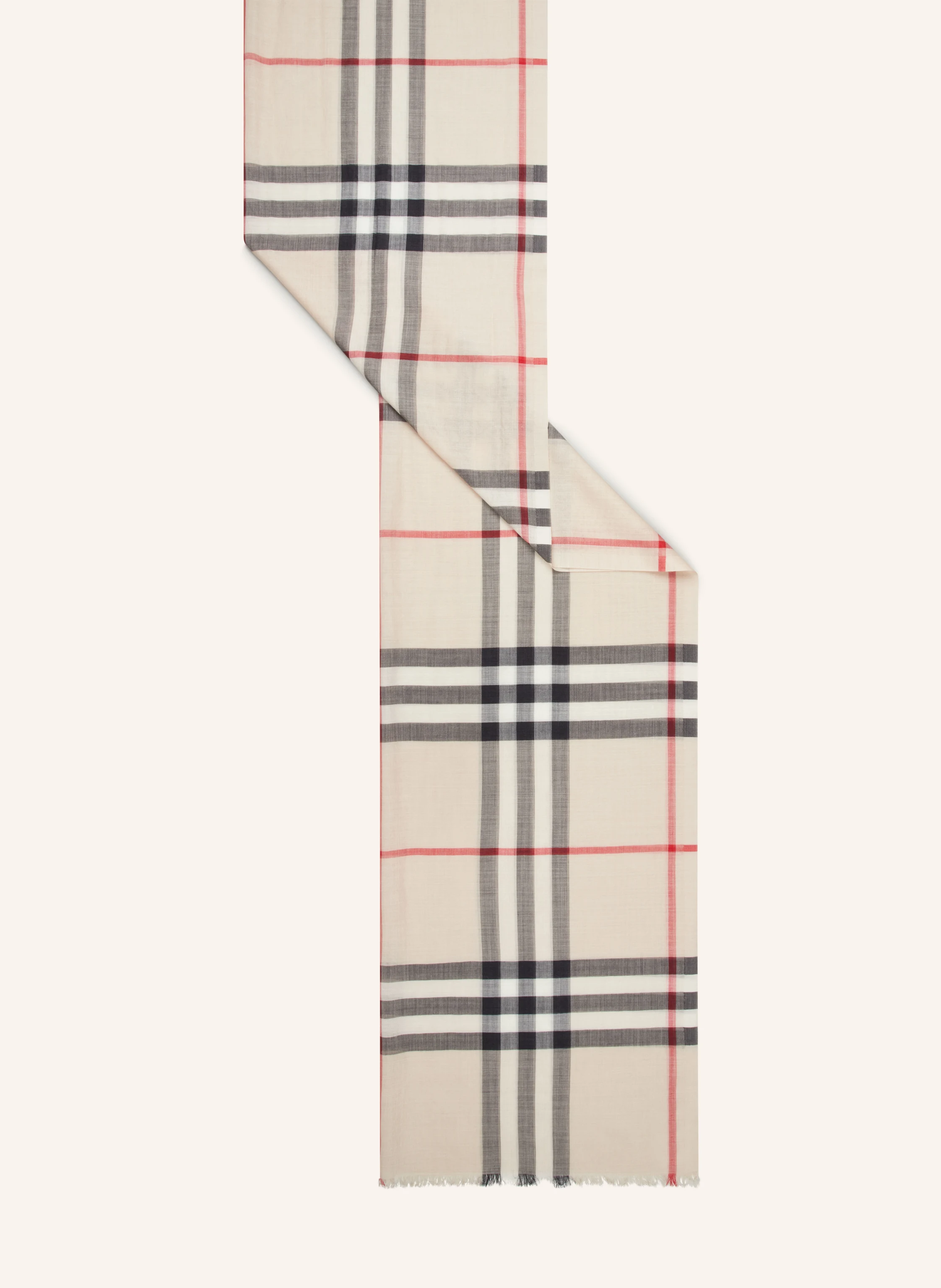 BURBERRY Schal mit Seide