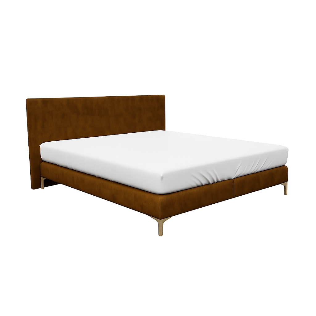 Boxspring Sparkle Velvet Gold 140x210