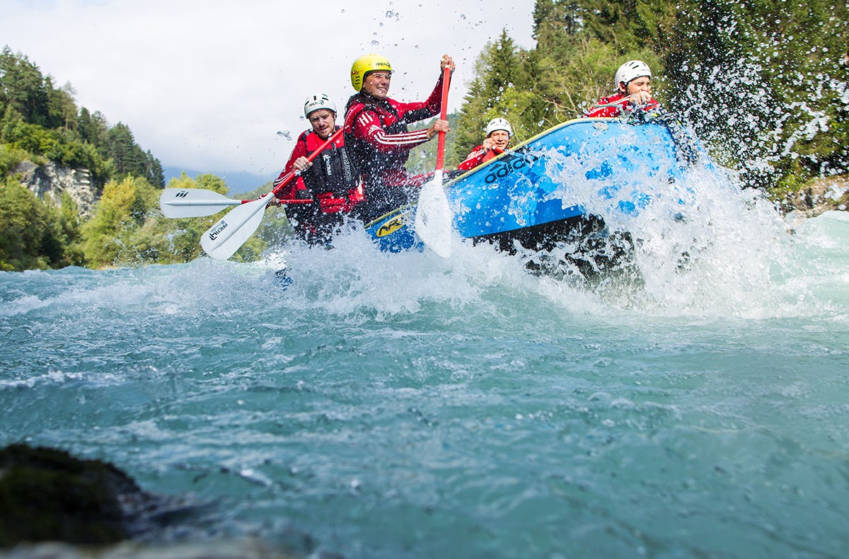 Rafting, Mega Swing & Flying Fox im Ötztal