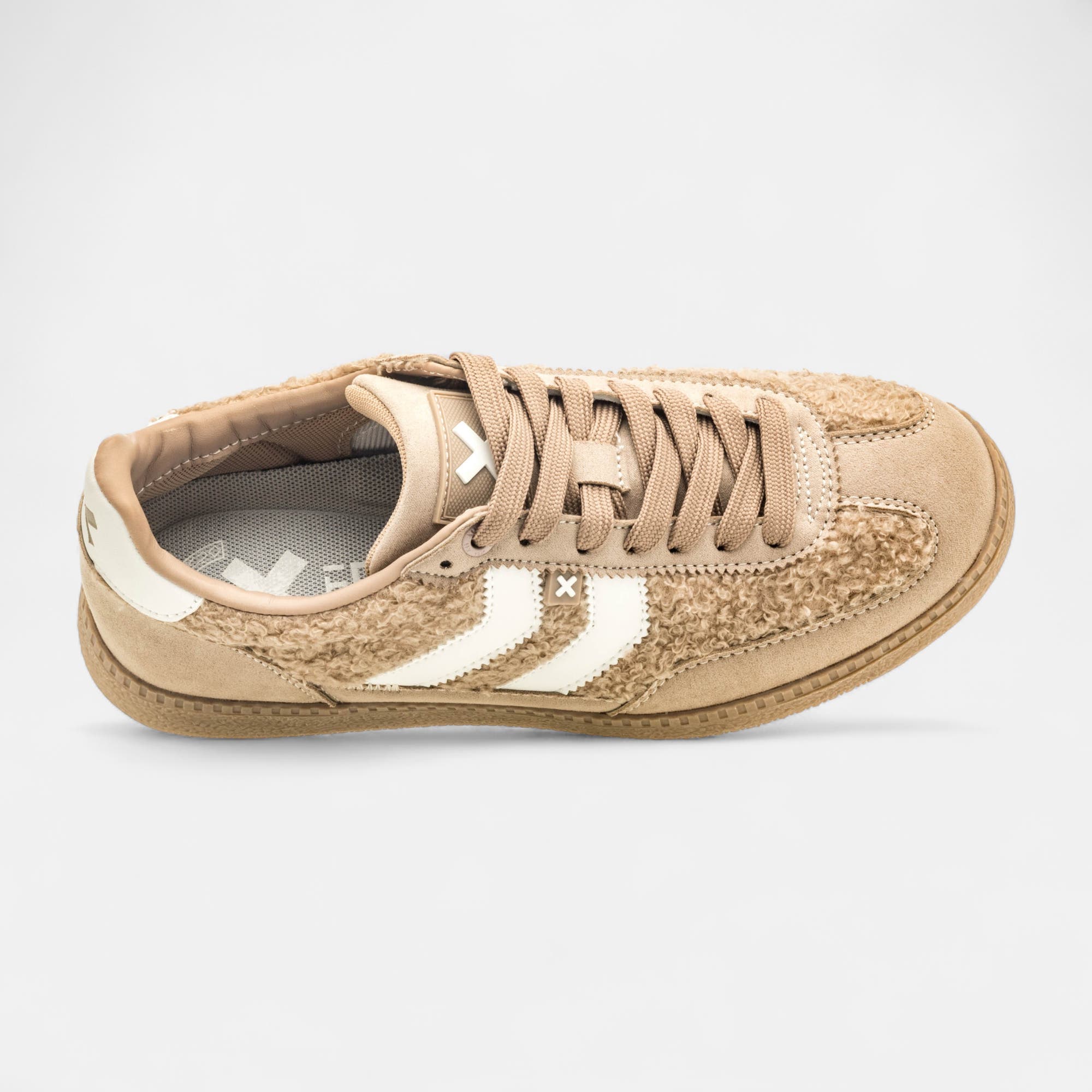 Baskets basses Femme beige