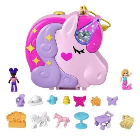 Mattel Polly Pocket Einhorn-Zauber Schatulle