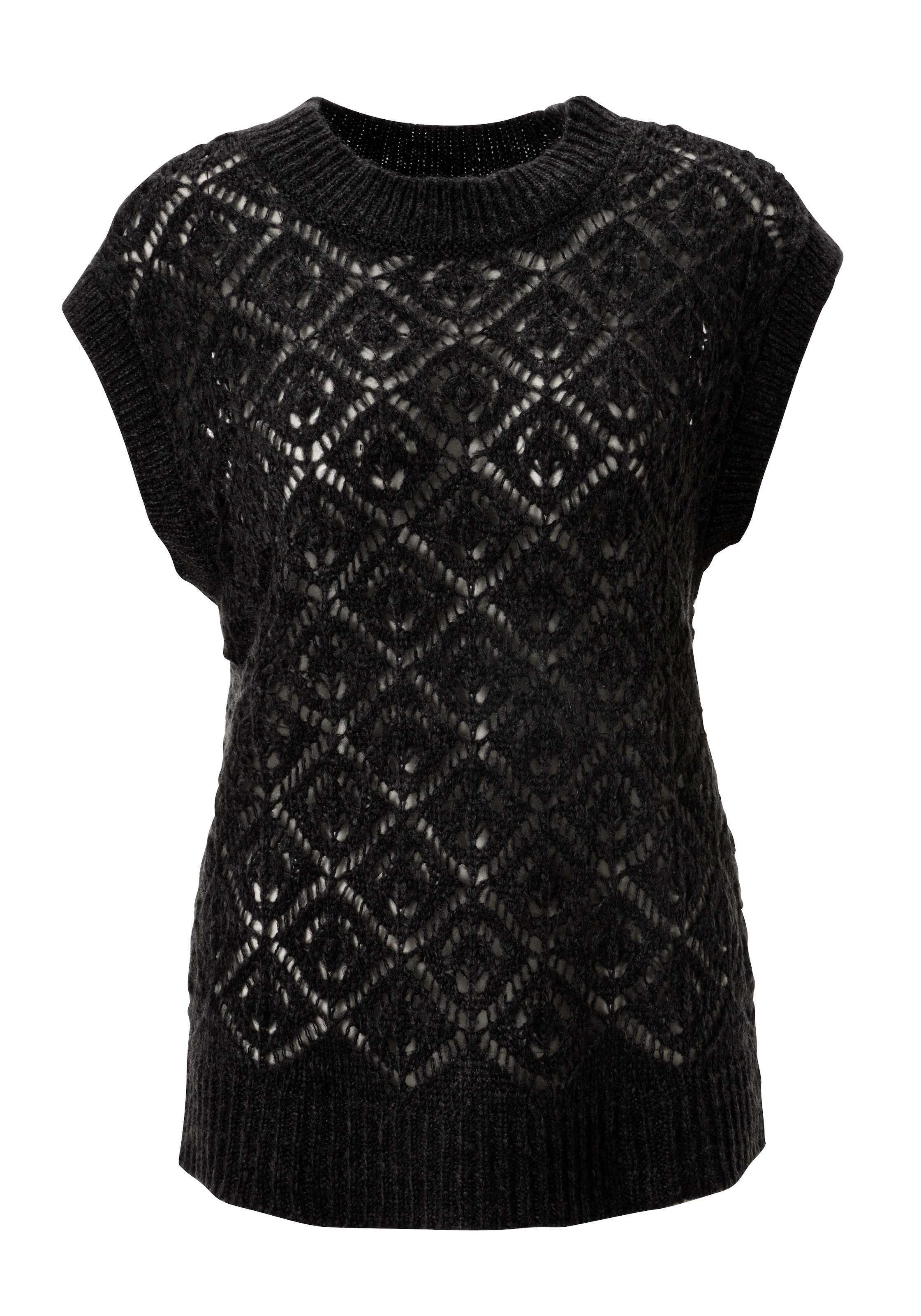 Aniston CASUAL Pullunder , mit trendigem Ajour-Strick-Muster - NEUE KOLLEKTION
