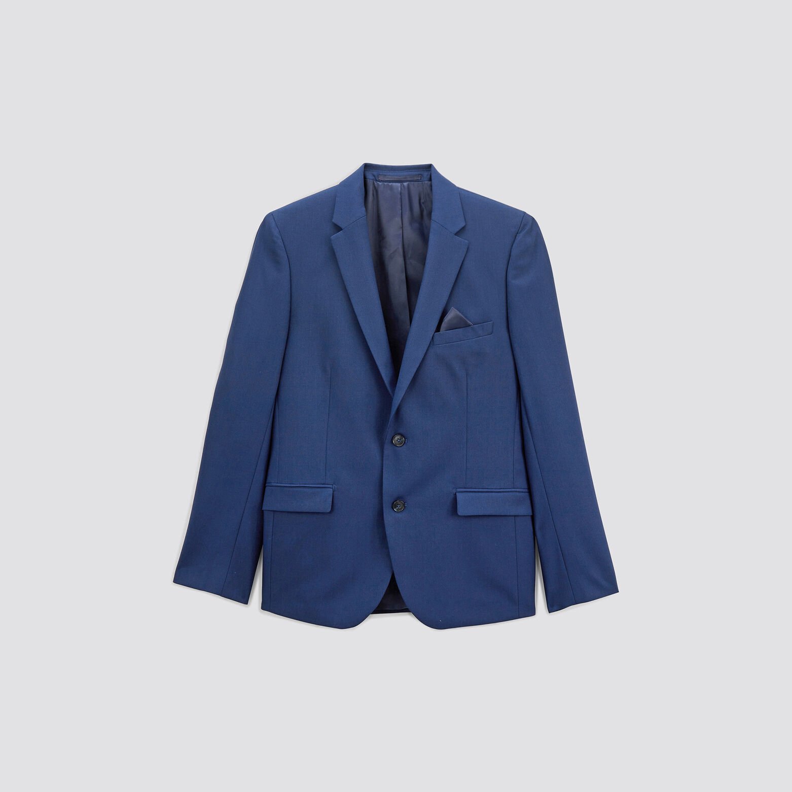 Veste de costume slim Bleu moyen