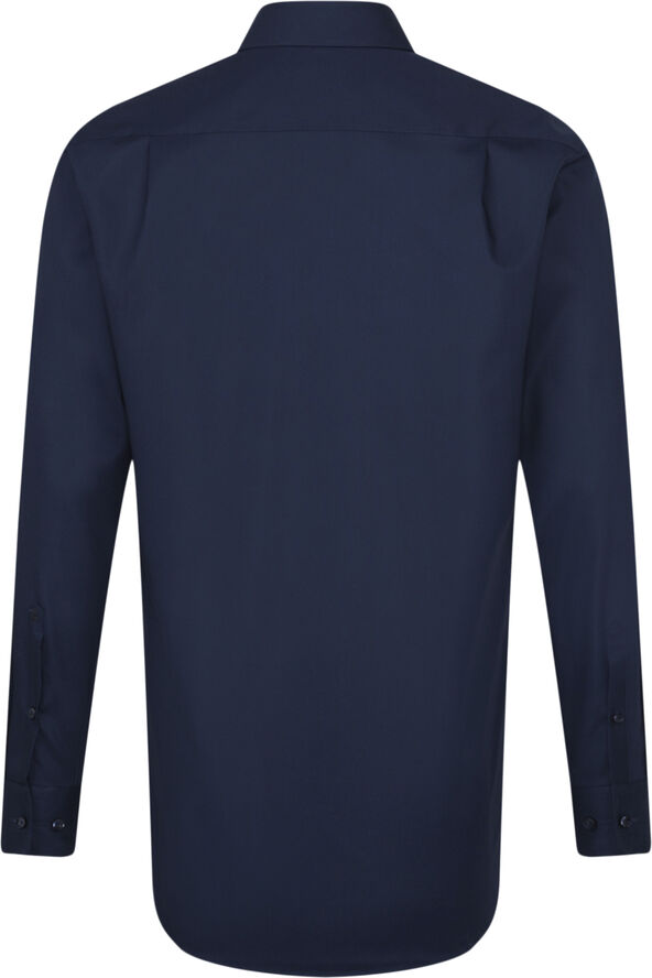 Seidensticker Business Shirt Regular Long sleeve Kent-Collar Uni Blue