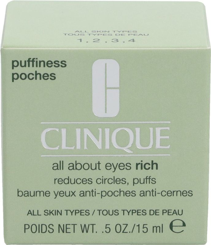 Clinique Cream All About Eyes - 15 ml - Hypoallergeen - Parfumvrij