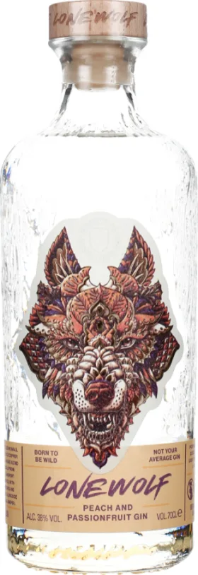 LONEWOLF PEACH & PASSIONFRUIT GIN 70CL