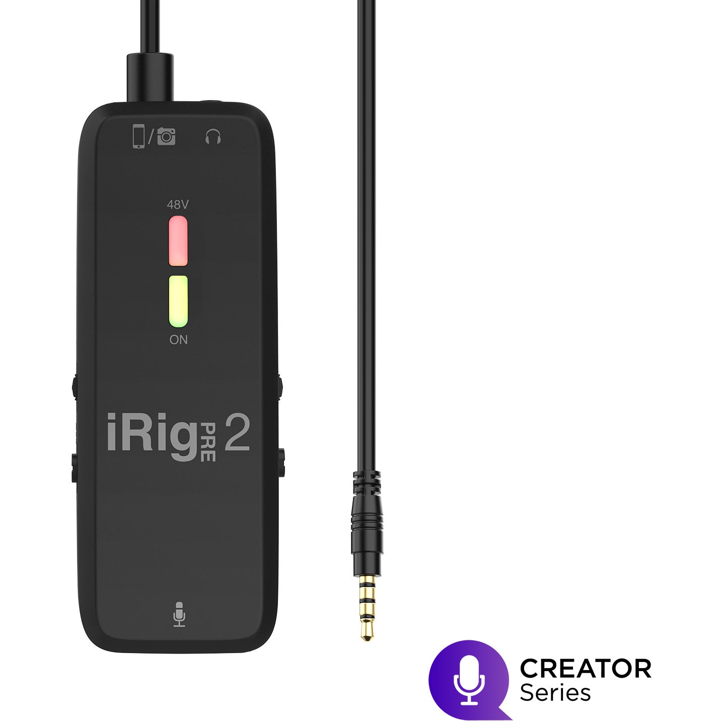 IK Multimedia iRig Pre 2 microfoon interface/preamp voor iOS en Android