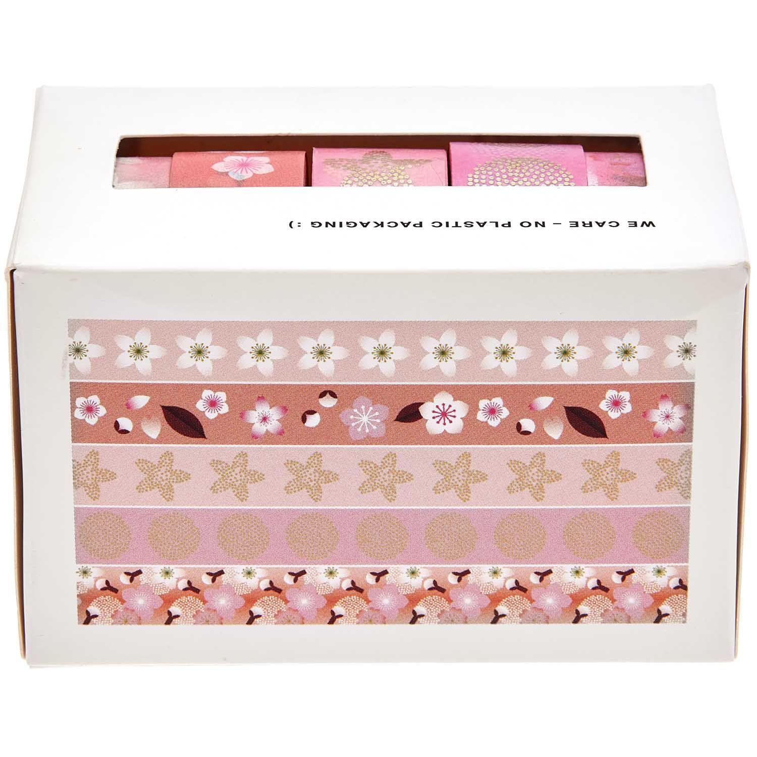 Washitape KIRSCHBLÜTEN 5er-Set