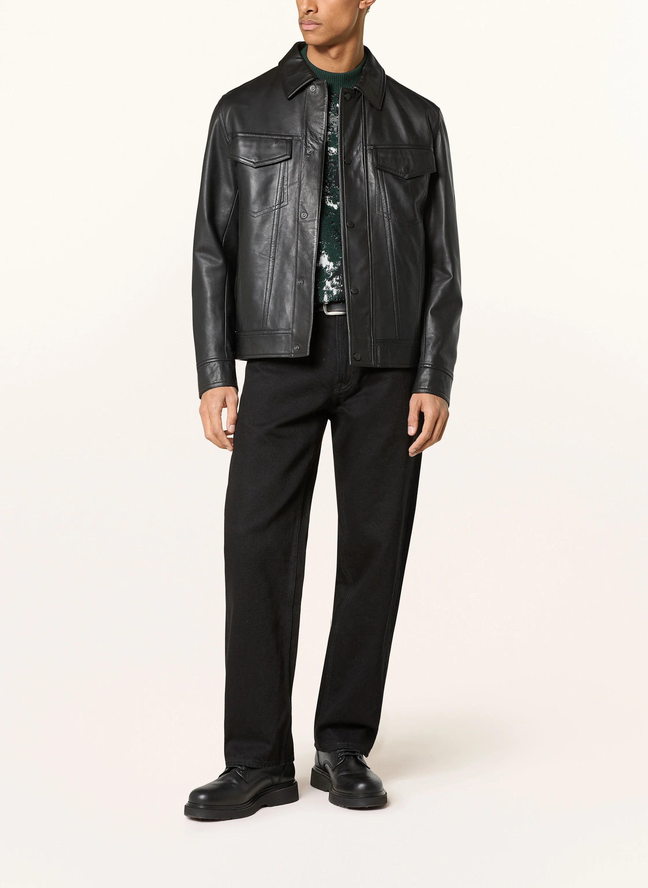 BOSS Lederjacke JOCRUZ